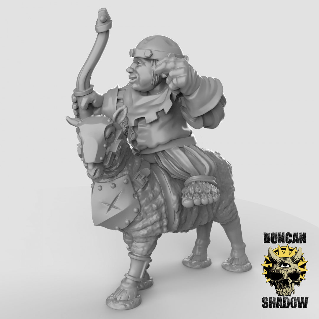 Halbling-Schaf-Kavallerie-Outriders | Duncan Shadow | Kompatibel mit Dungeons &amp; Dragons und Pathfinder
