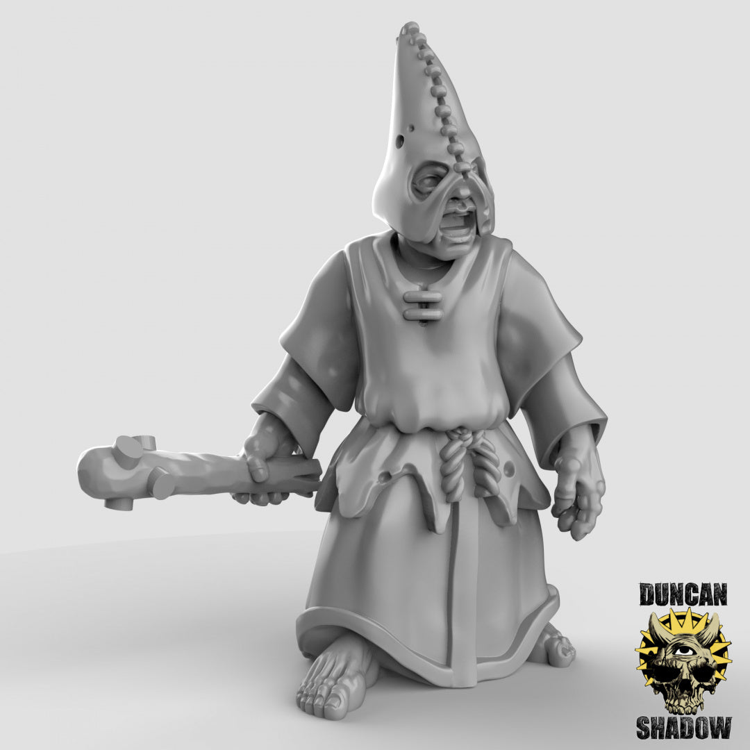 Human Cultists With Clubs | Duncan Shadow | Compatible with Dungeons & Dragons and Pathfinder