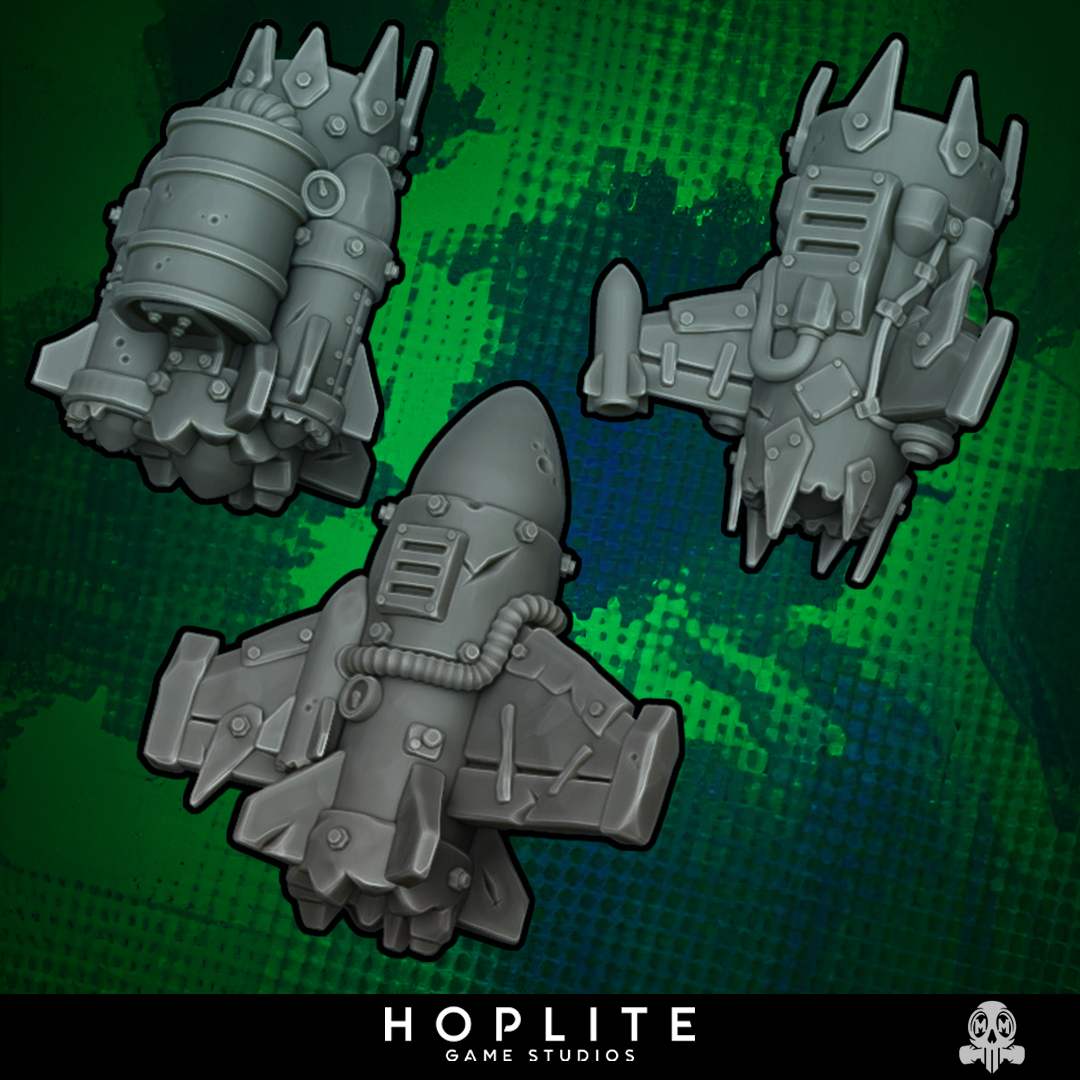 Orc Jetpack Bits | Malicious Miniatures