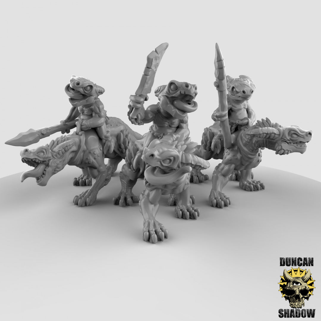 Kobold Beast Cavalry, Melee | Duncan Shadow | Compatible with Dungeons & Dragons and Pathfinder