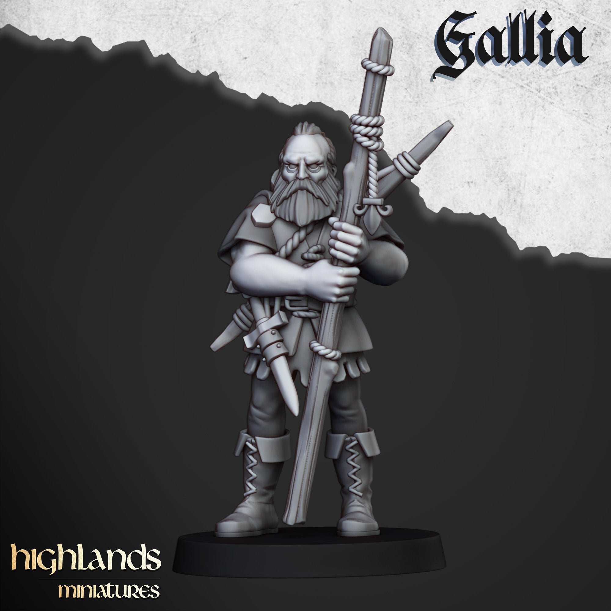 Robin Hood and the Sherwood Archers (x9) - Knights of Gallia | Highlands Miniatures