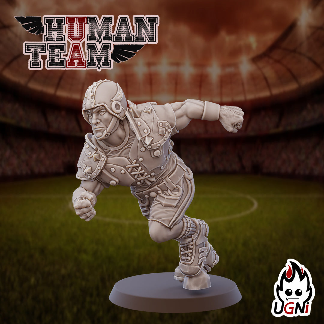 Equipo humano - Equipo de fútbol de fantasía humana - 20 jugadores - Miniaturas Ugni