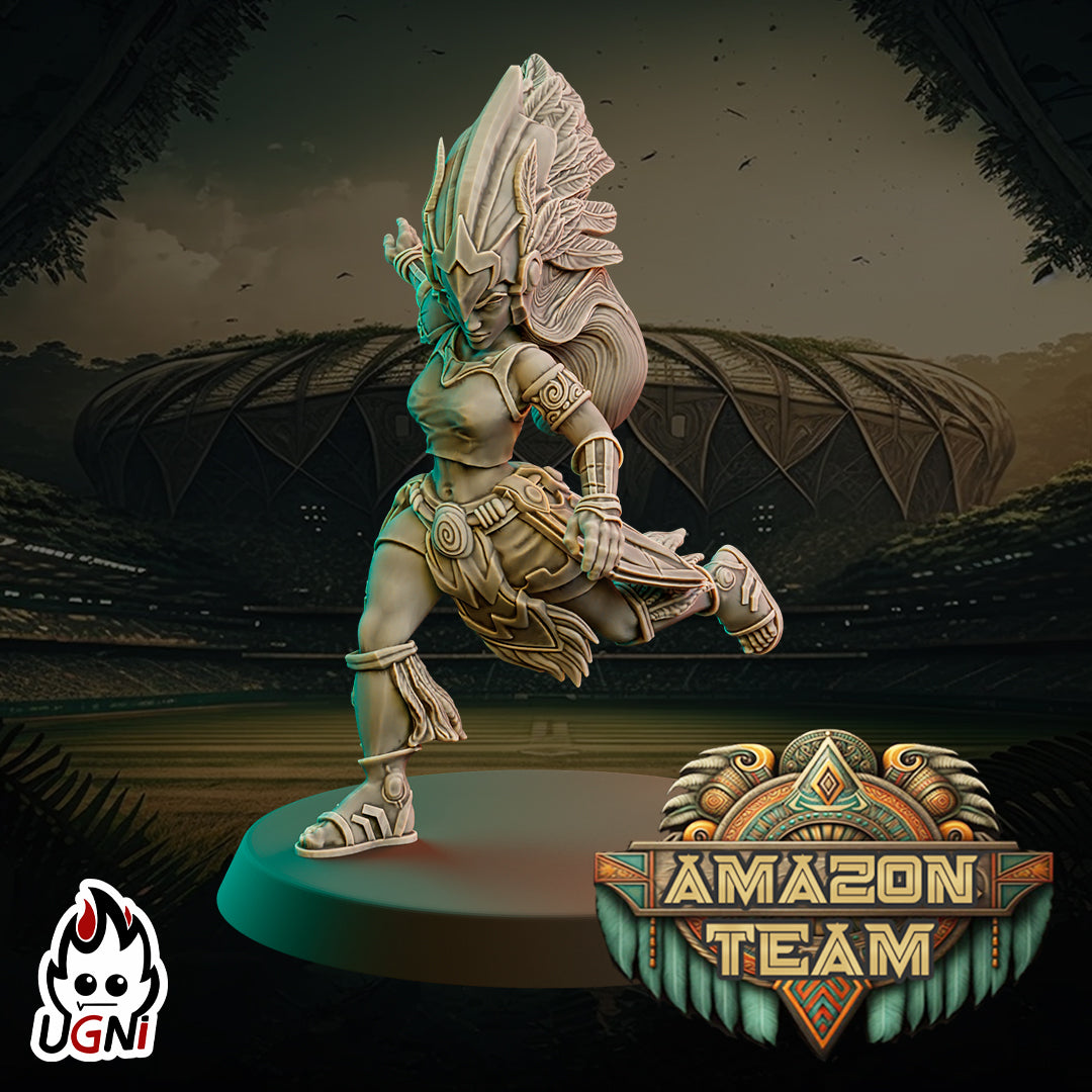 Amazon Team – Amazonisches Fantasy-Football-Team – 18 Spieler – Ugni Miniatures