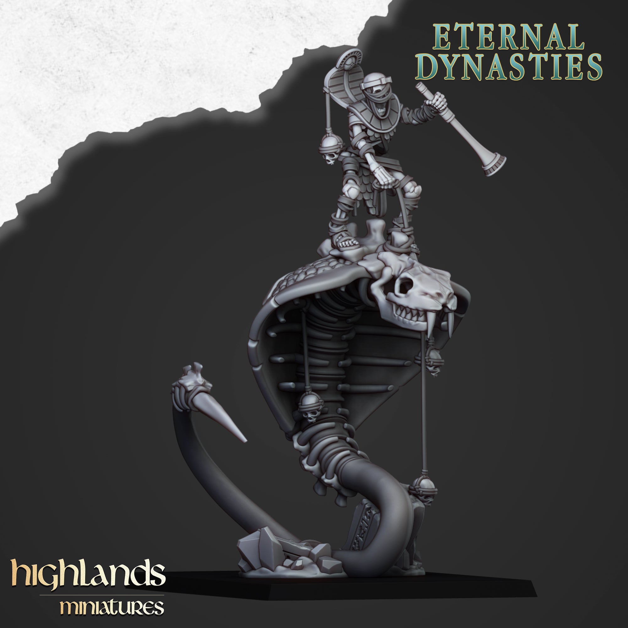 Mounted Ancient Guard - Eternal Dynasties | Highlands Miniatures