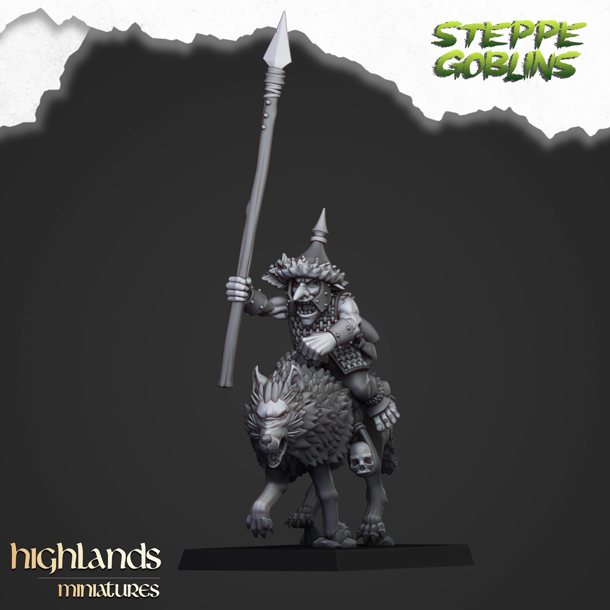 Mounted Steppe Goblins (x10) - Orc & Goblin Tribes | Highlands Miniatures