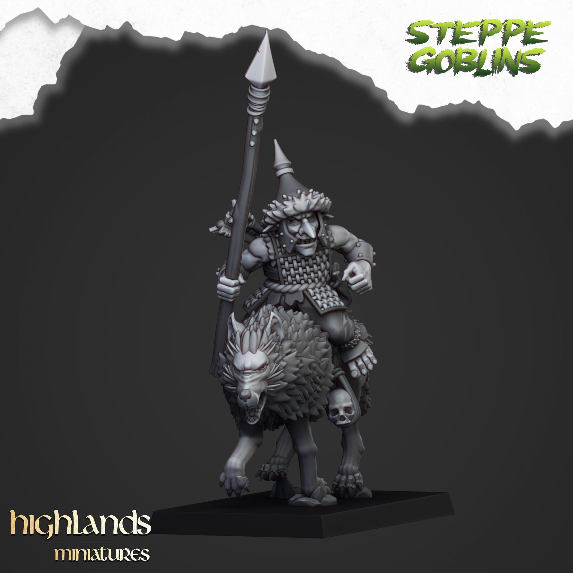 Mounted Steppe Goblins (x10) - Orc & Goblin Tribes | Highlands Miniatures