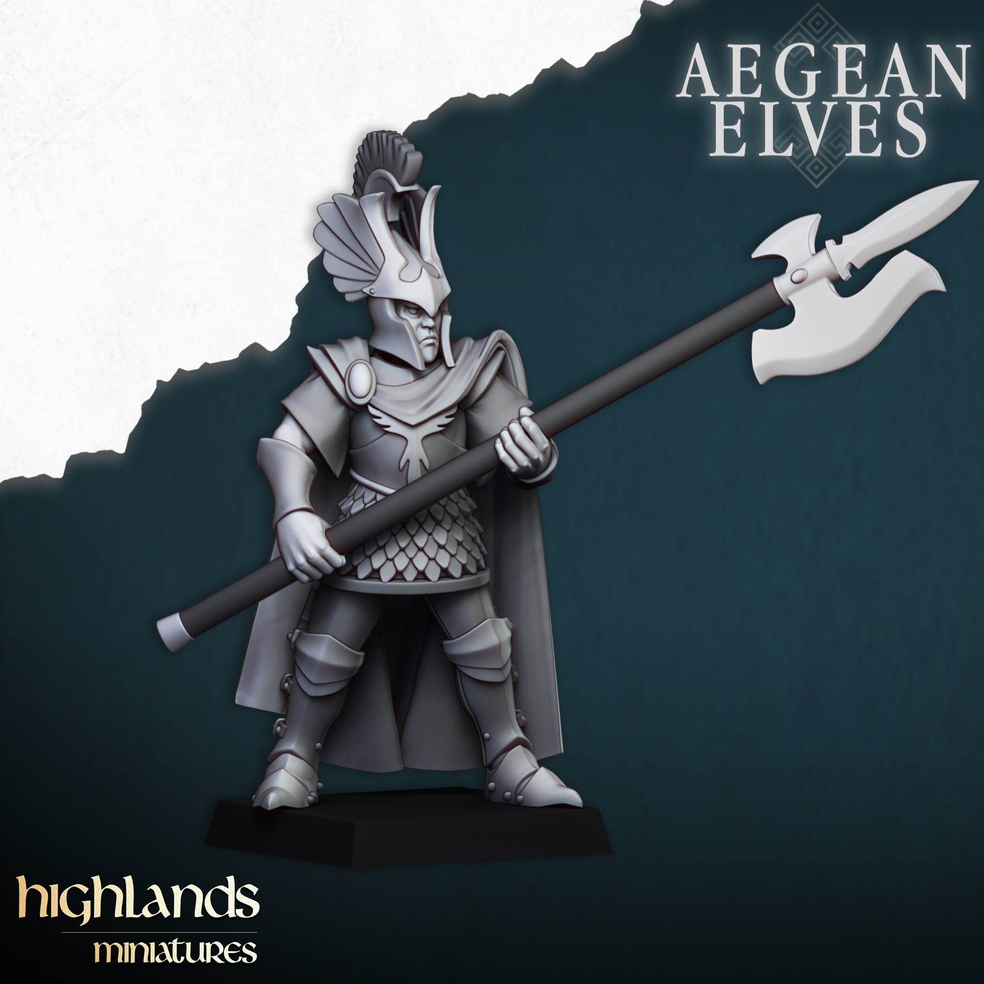 Aegean Elves Mycenaean Guard (x20) - Highlands Miniatures