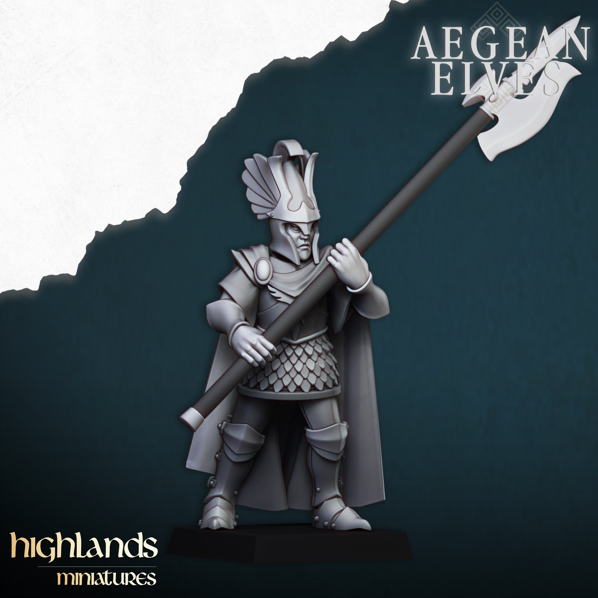 Aegean Elves Mycenaean Guard (x20) - Highlands Miniatures