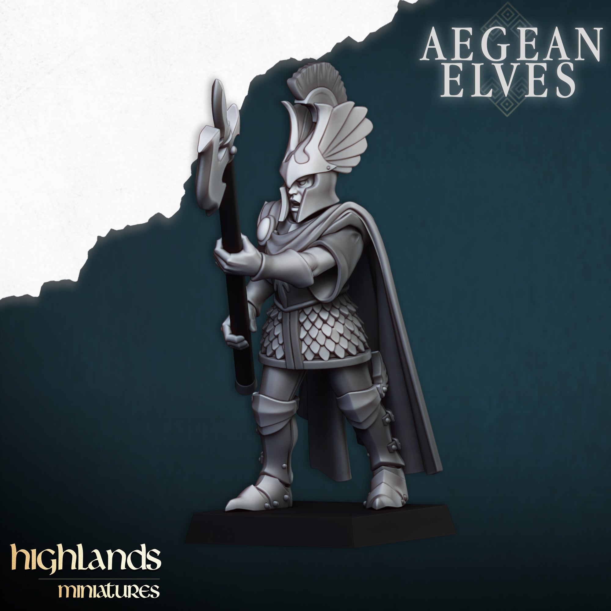 Aegean Elves Mycenaean Guard (x20) - Highlands Miniatures