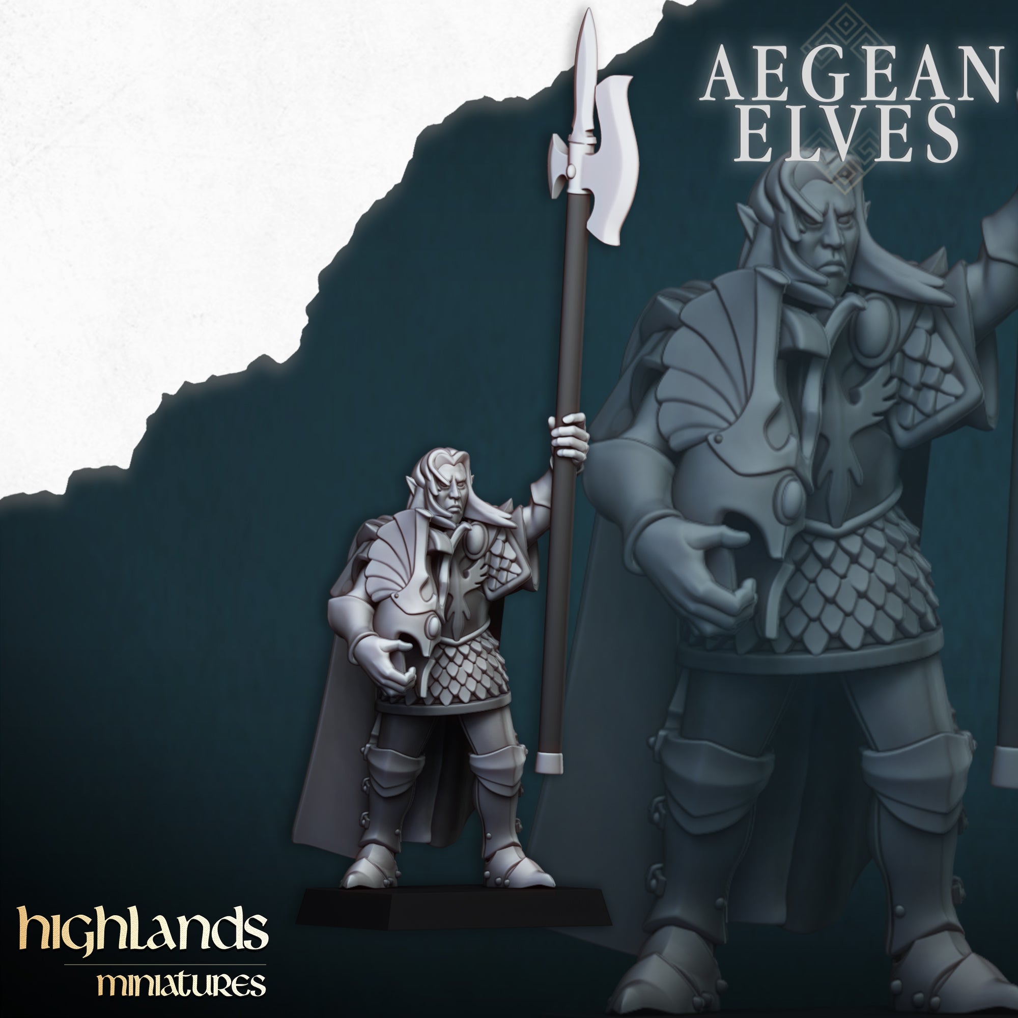 Aegean Elves Mycenaean Guard (x20) - Highlands Miniatures