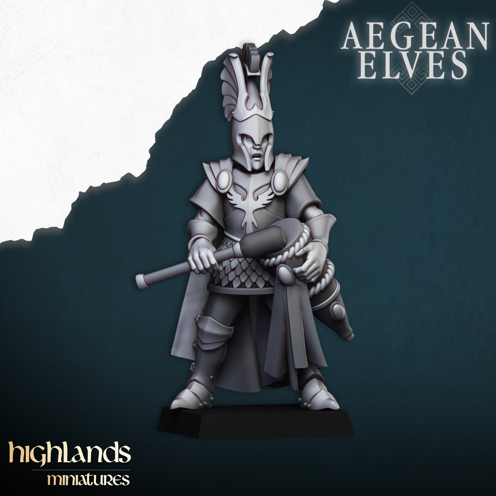 Aegean Elves Mycenaean Guard (x20) - Highlands Miniatures