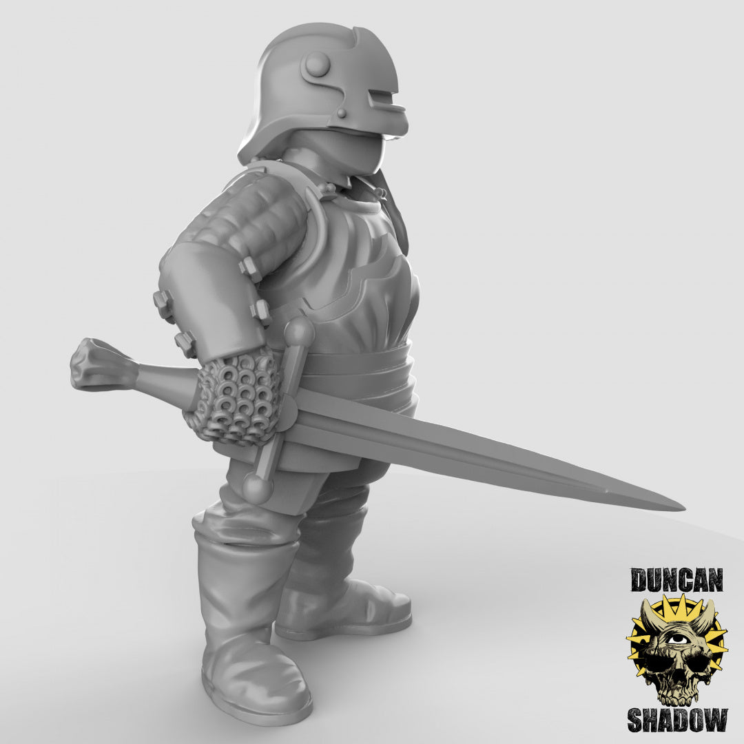 Men-At-Arms Swords | Duncan Shadow | Compatible with Dungeons & Dragons and Pathfinder