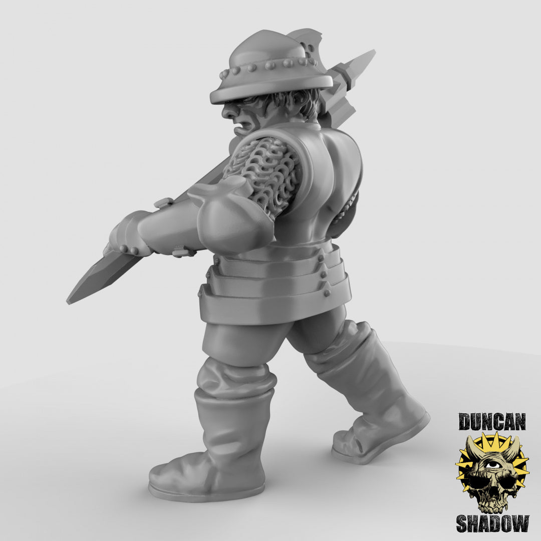 Men-At-Arms Polearms | Duncan Shadow | Compatible with Dungeons & Dragons and Pathfinder