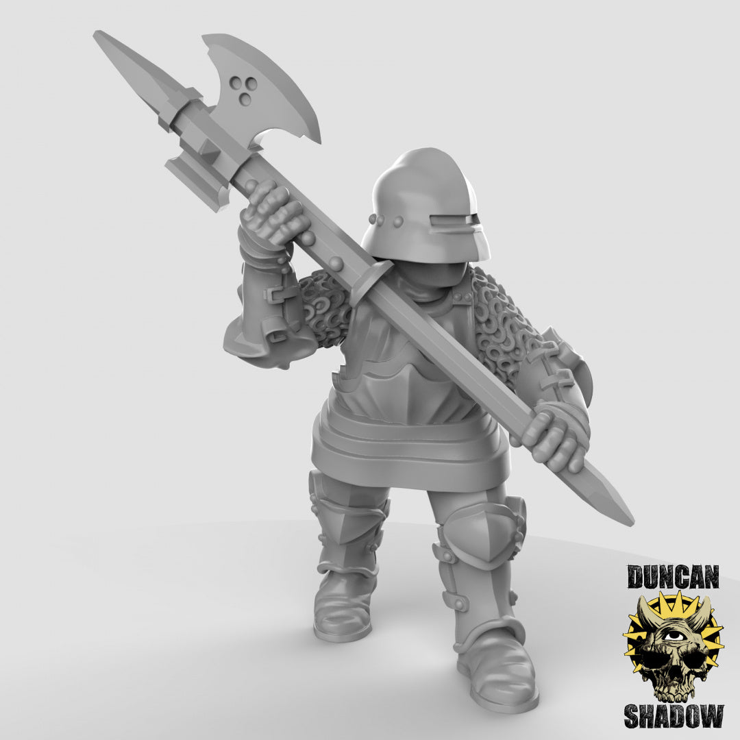 Men-At-Arms Polearms | Duncan Shadow | Compatible with Dungeons & Dragons and Pathfinder