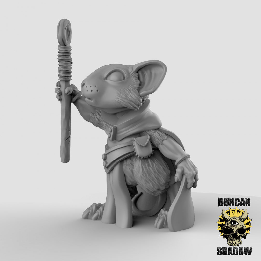 Mousle Folk Sorcerers | Duncan Shadow | Compatible with Dungeons & Dragons and Pathfinder