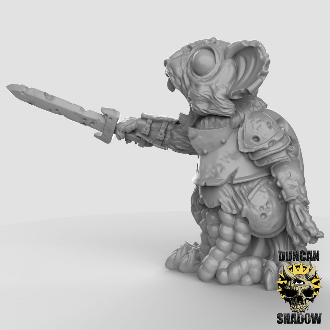 Mousle Folk Zombie Knights | Duncan Shadow | Compatible with Dungeons & Dragons and Pathfinder