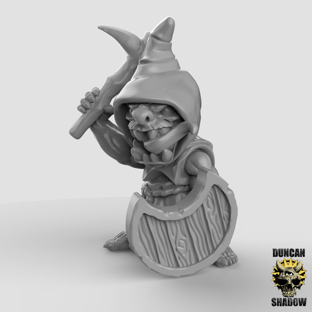 Night Goblins With Clubs | Duncan Shadow | Compatible with Dungeons & Dragons and Pathfinder