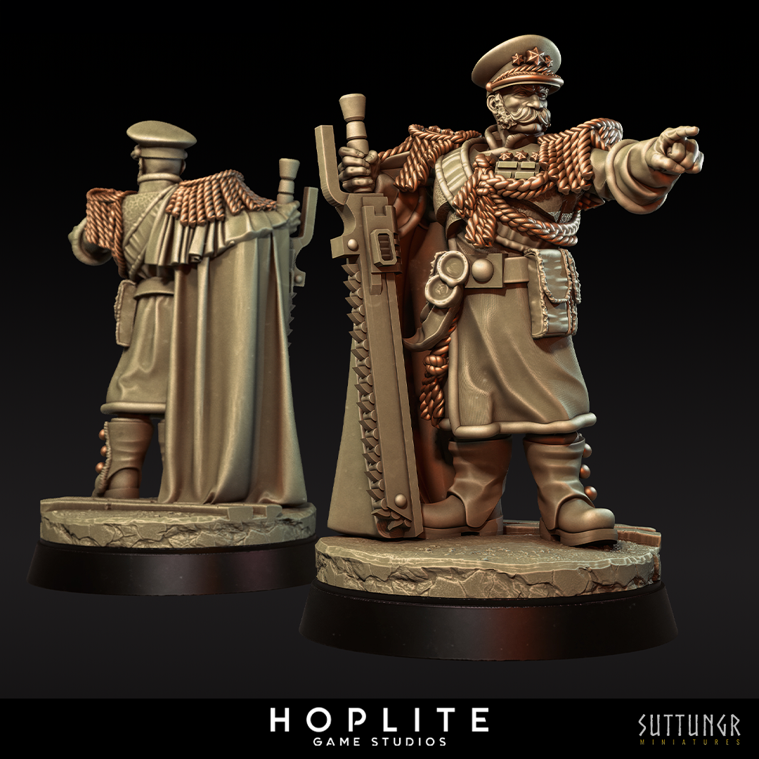 Colonel-Commissar - Noctern Iron Guard - Suttungr Miniatures