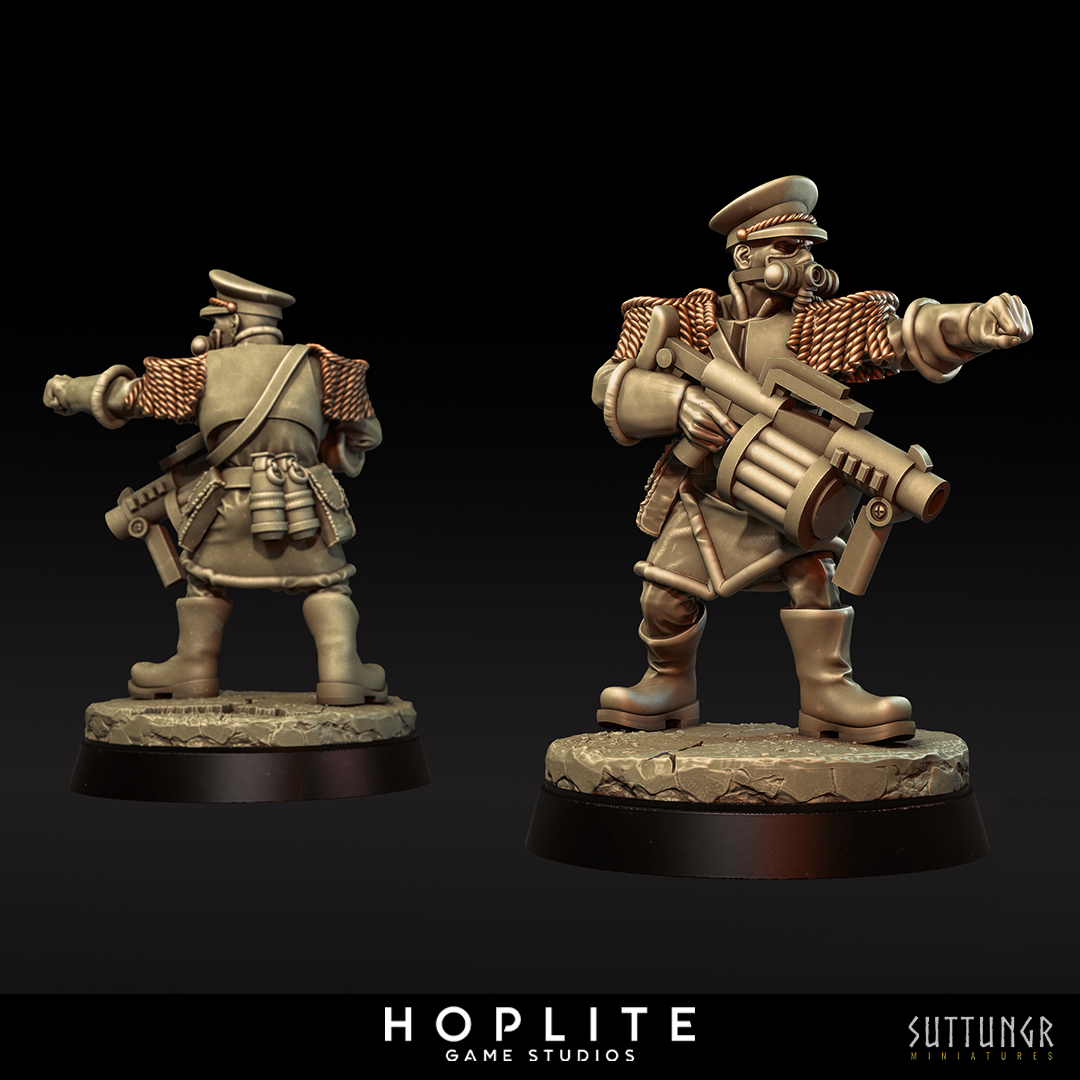 Grenade Launcher - Noctern Iron Guard - Suttungr Miniatures