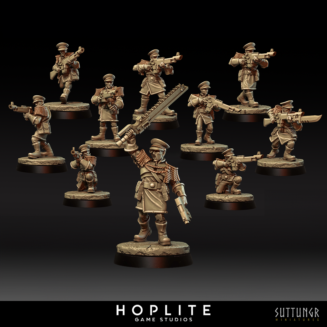 Infantry Squad - Noctern Iron Guard - Suttungr Miniatures