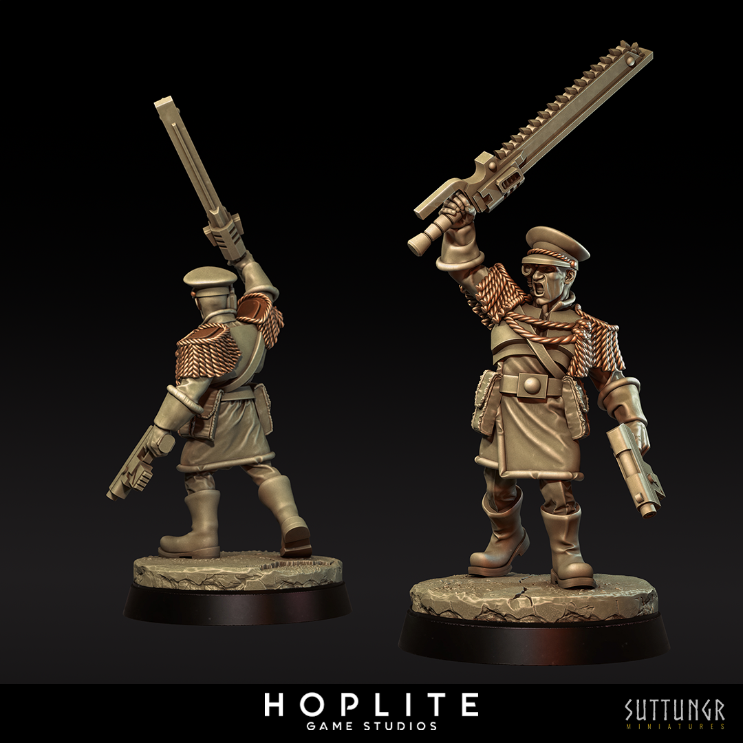 Junior Officer - Noctern Iron Guard - Suttungr Miniatures