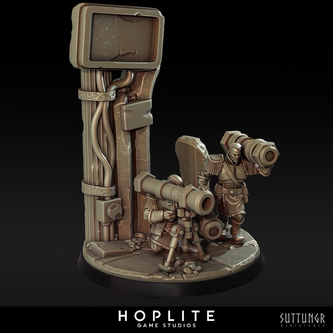 Missile Launcher Team - Noctern Iron Guard - Suttungr Miniatures