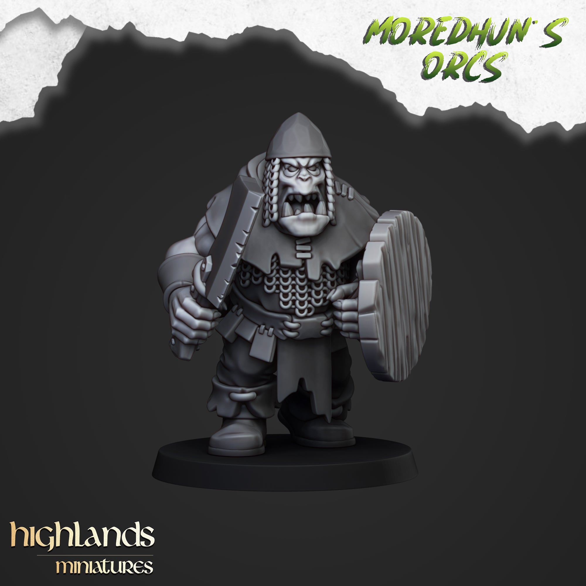 Orc Warriors with Hand Weapons (x15) - Orc & Goblin Tribes | Highlands Miniatures