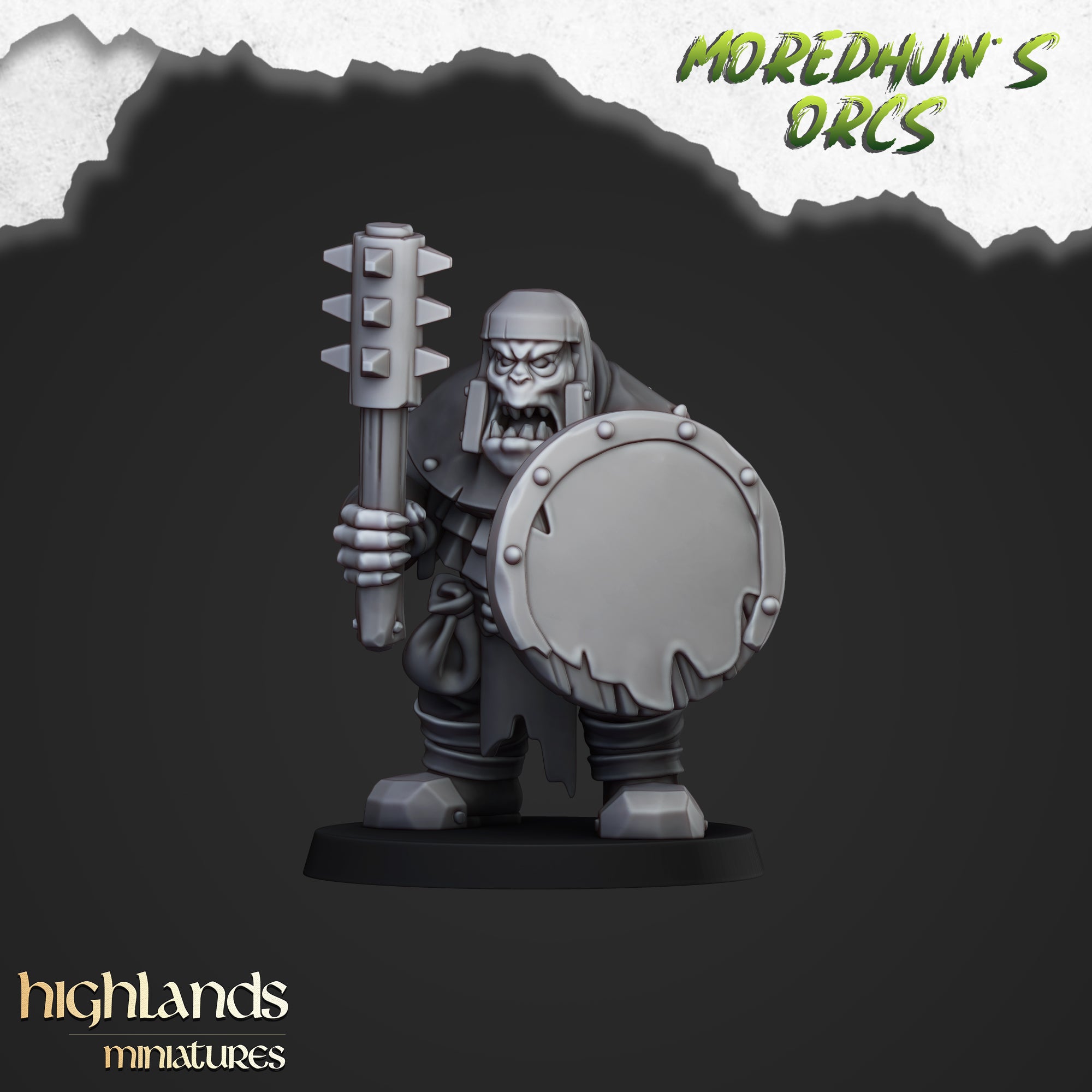 Ork-Krieger mit Handwaffen (x15) - Ork- und Goblinstämme | Highlands Miniatures