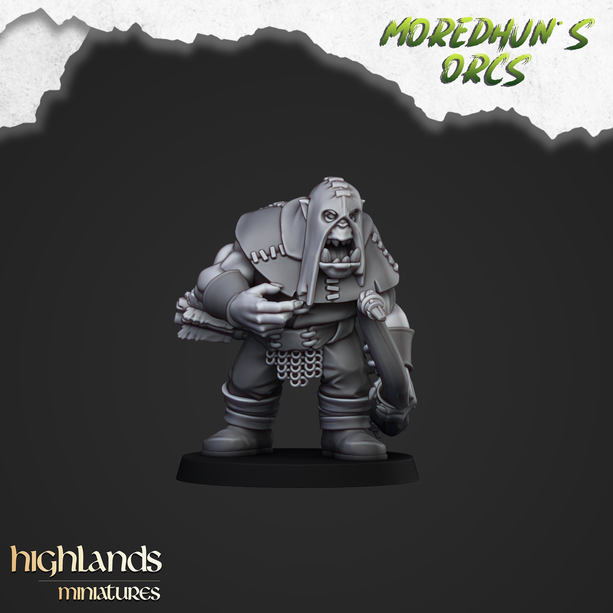 Orc Warriors with Bows (x10) - Orc & Goblin Tribes | Highlands Miniatures