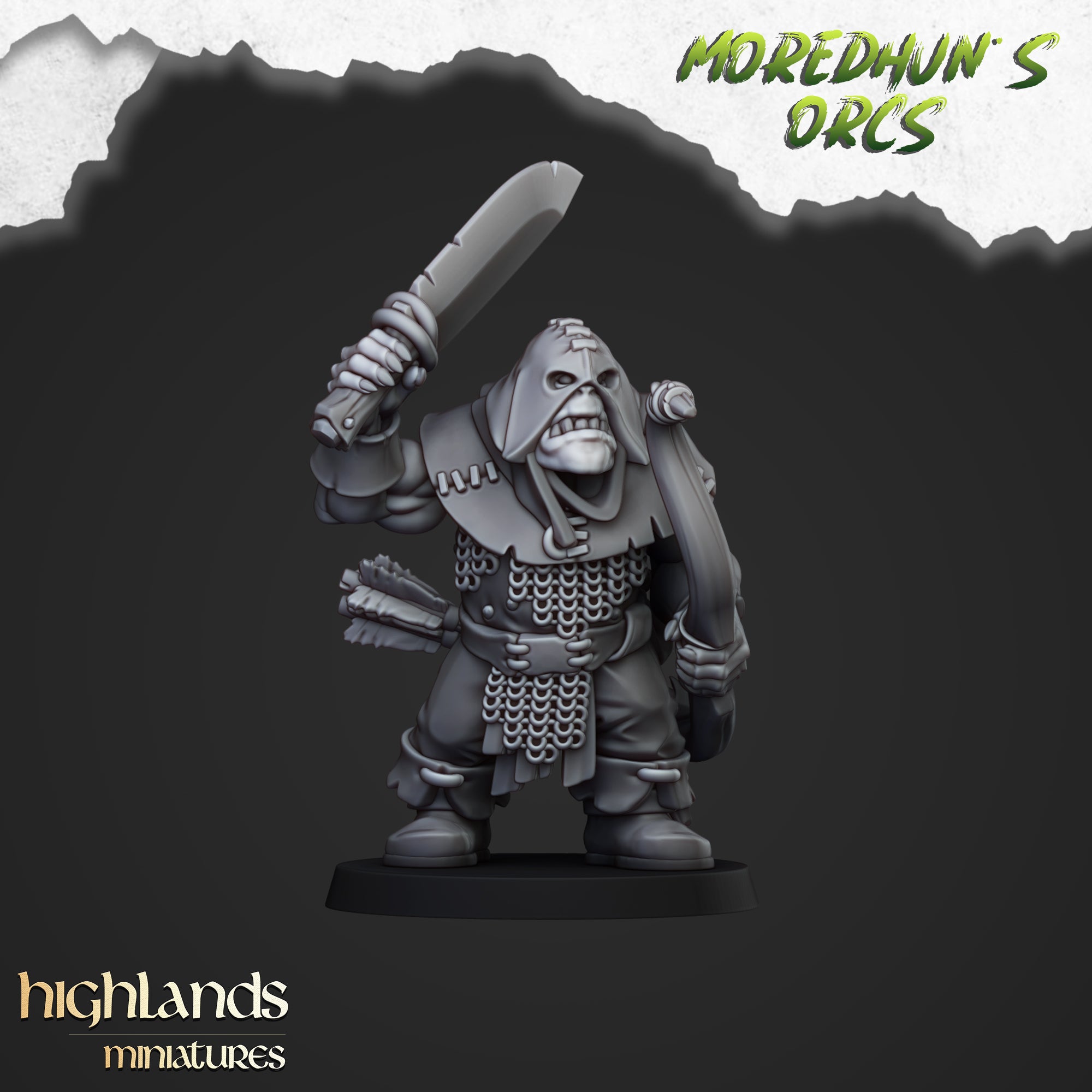 Ork-Krieger mit Bogen (x10) - Ork- und Goblinstämme | Highlands Miniatures