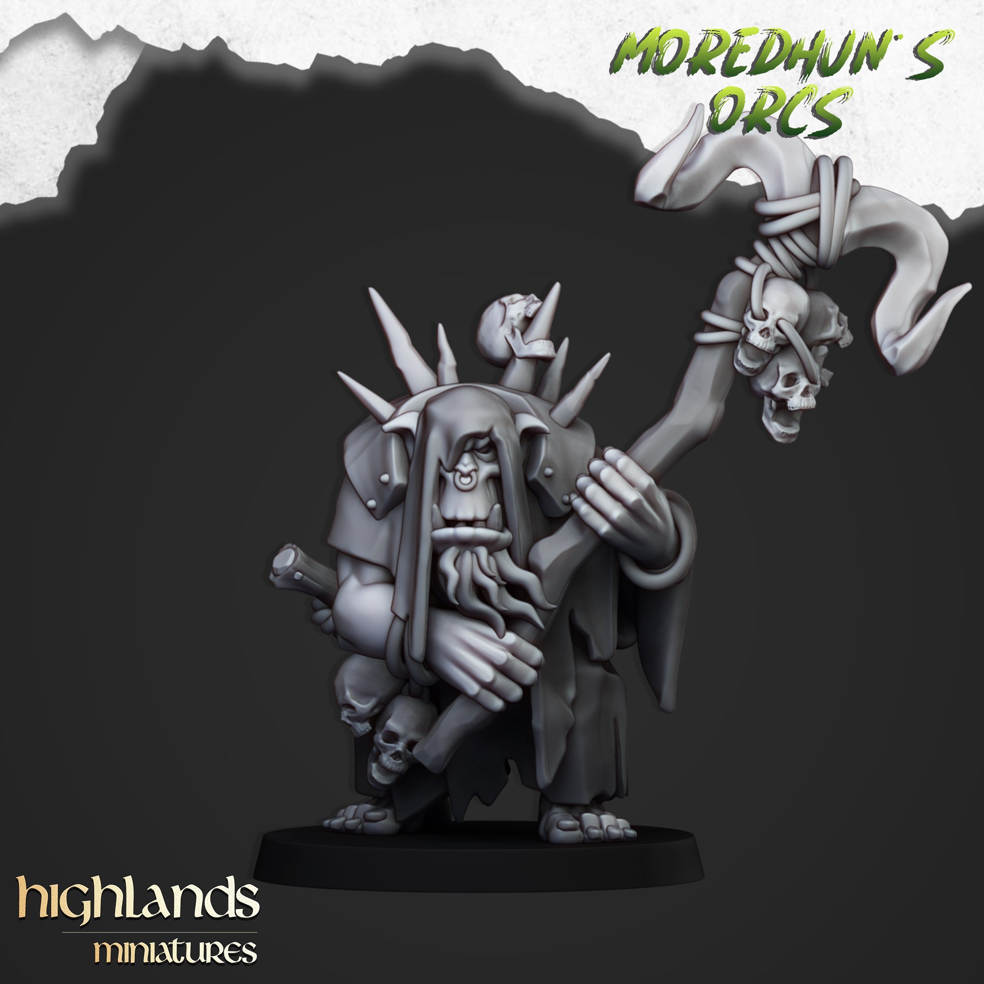 Ork-Schamanen (x2) – Ork- und Goblinstämme – | Highlands Miniatures