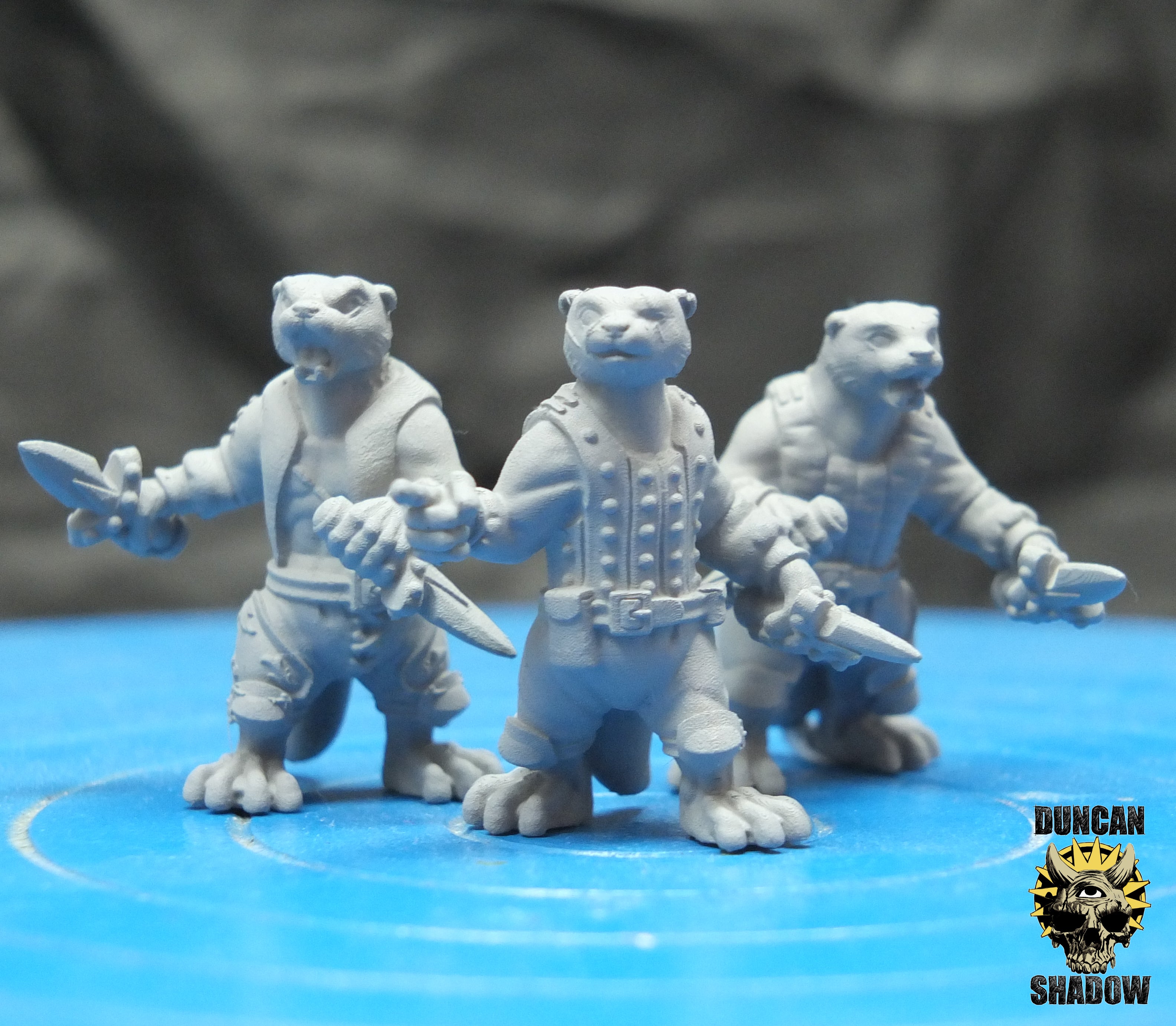 Nutria con dagas | Sombra de Duncan | Compatible con Dragones y Mazmorras y Pathfinder