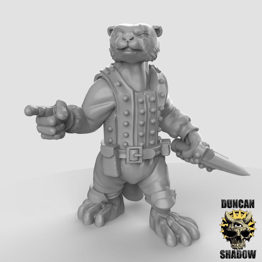 Otter Folk With Daggers | Duncan Shadow | Compatible with Dungeons & Dragons and Pathfinder