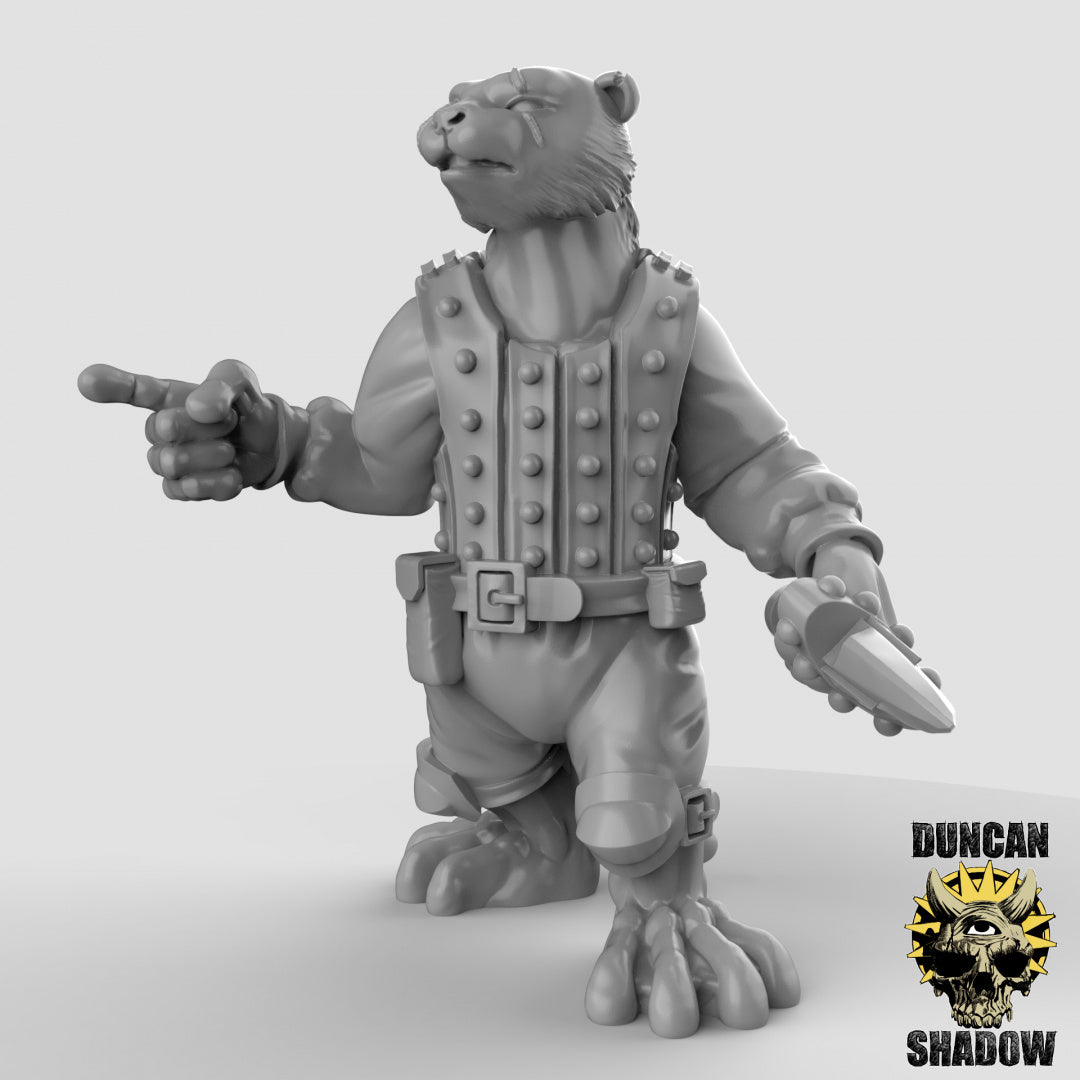 Nutria con dagas | Sombra de Duncan | Compatible con Dragones y Mazmorras y Pathfinder