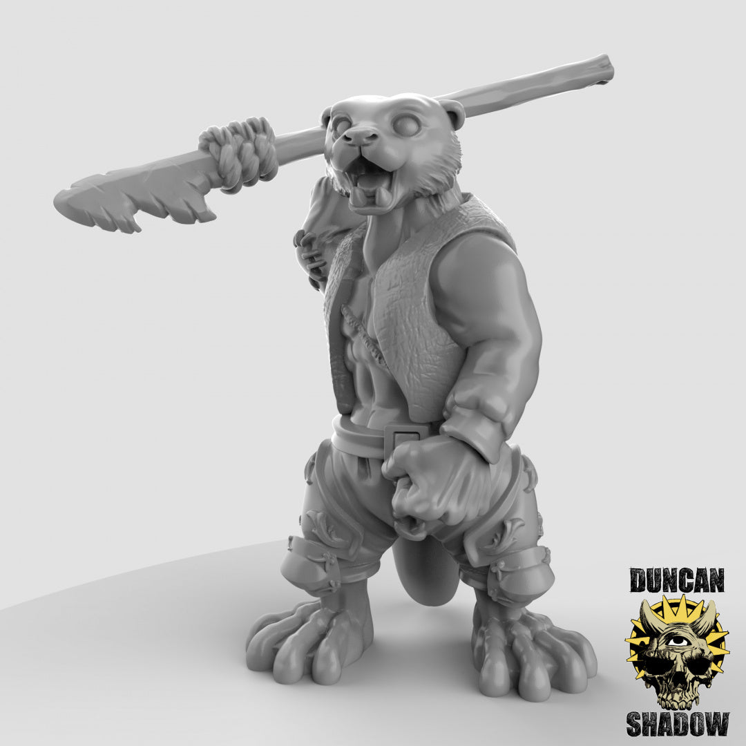 Otter Folk With Harpoons | Duncan Shadow | Compatible with Dungeons & Dragons and Pathfinder