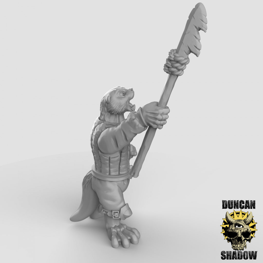 Otter Folk With Harpoons | Duncan Shadow | Compatible with Dungeons & Dragons and Pathfinder