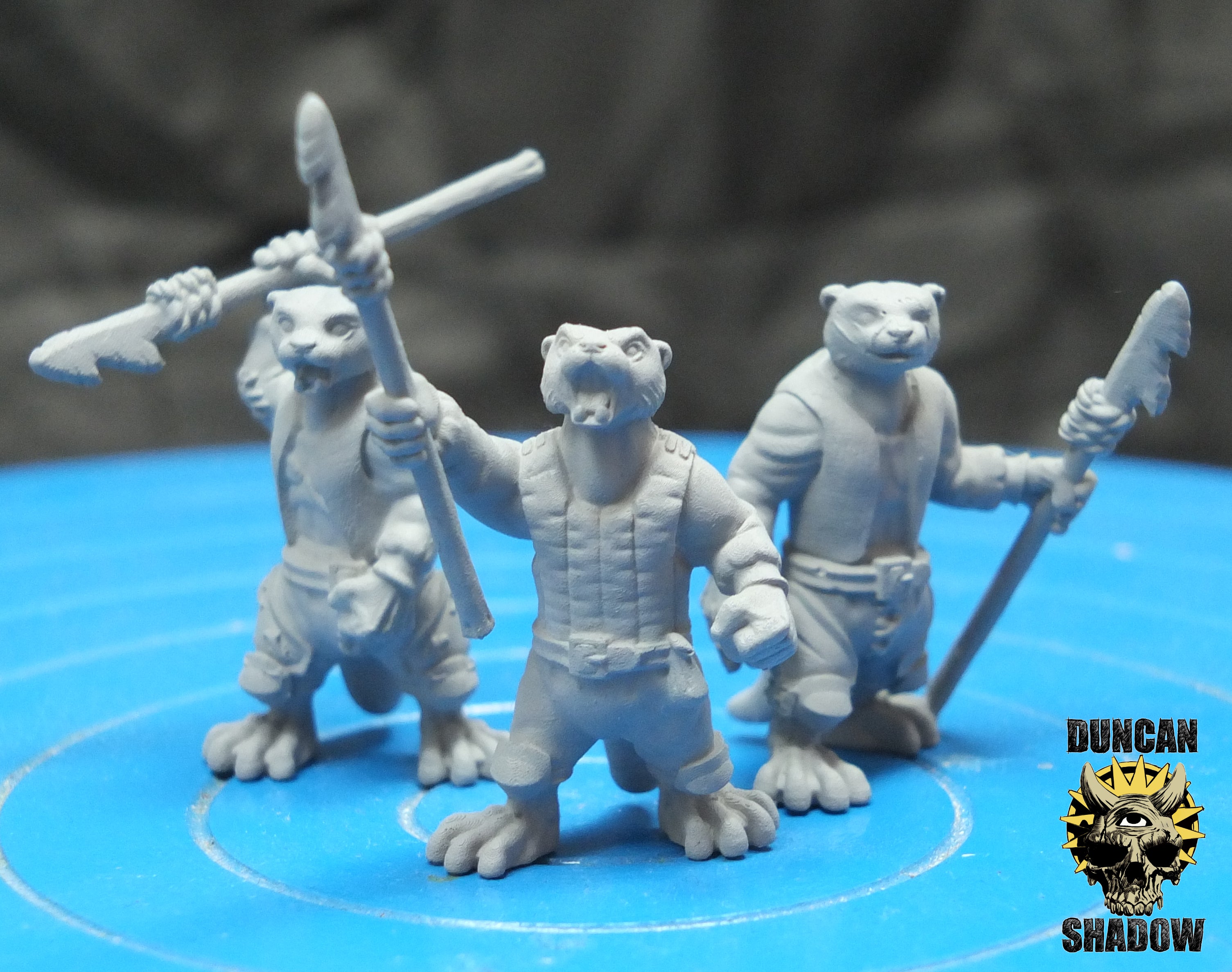 Otter Folk With Harpoons | Duncan Shadow | Compatible with Dungeons & Dragons and Pathfinder