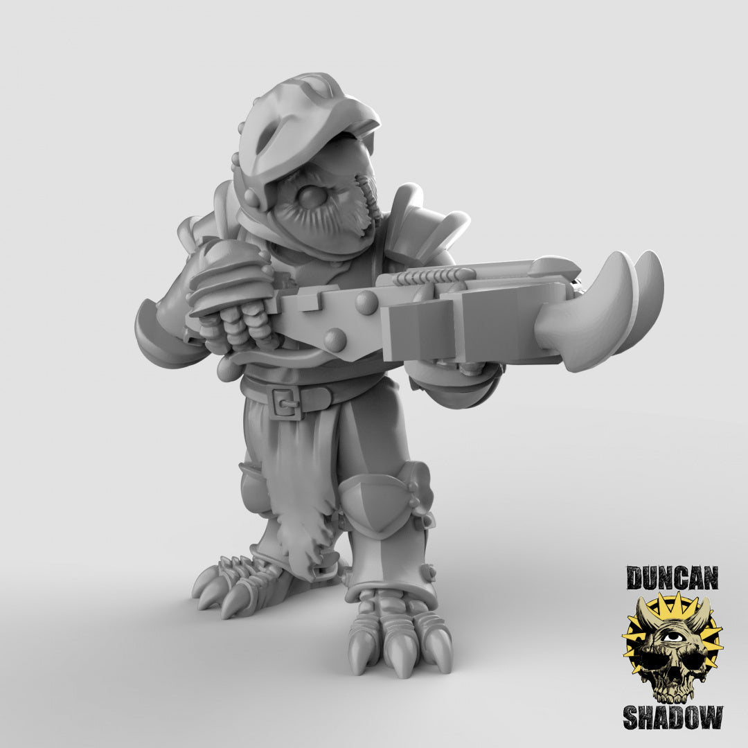 Owl Folk Armored With Crossbows | Duncan Shadow | Compatible with Dungeons & Dragons and Pathfinder