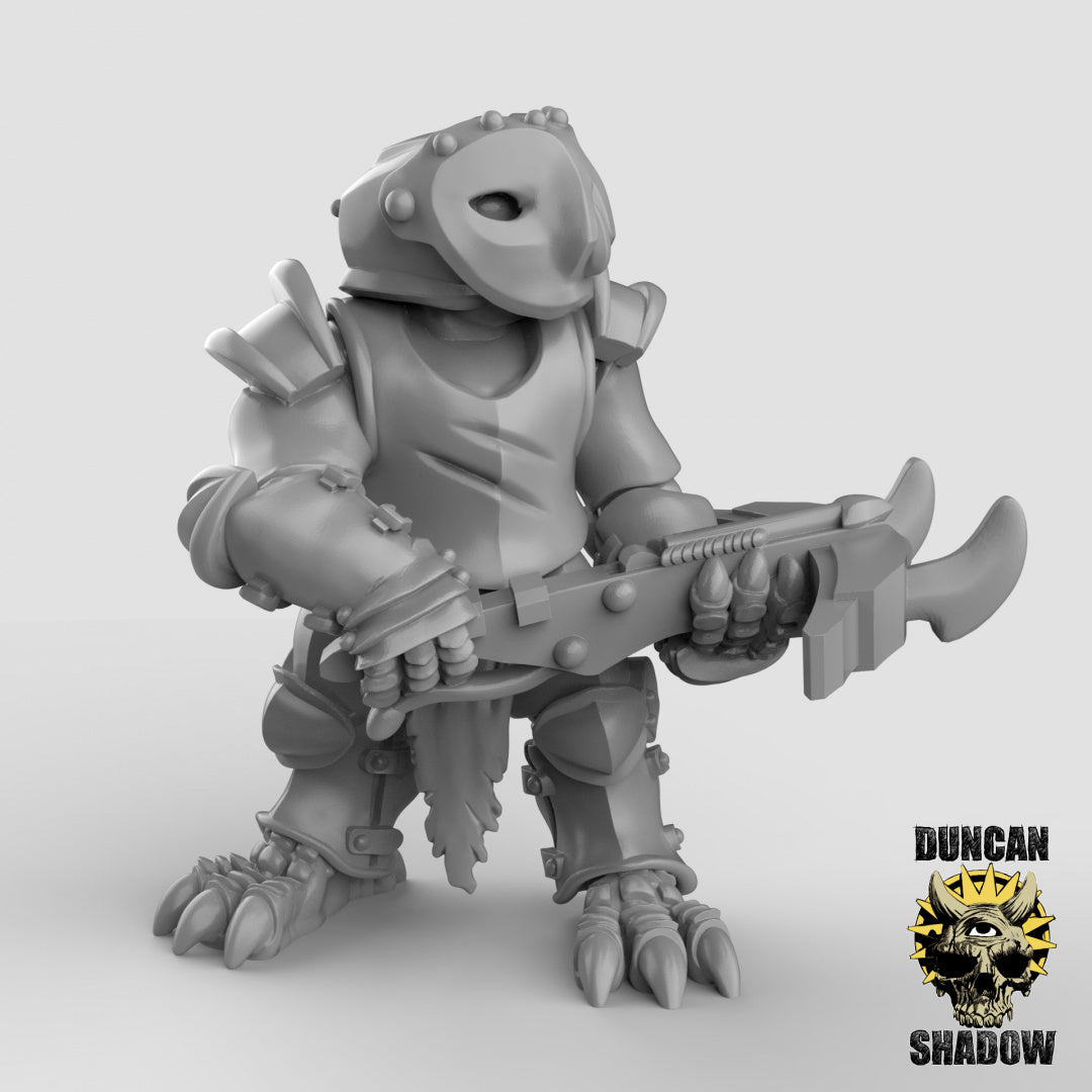 Owl Folk Armored With Crossbows | Duncan Shadow | Compatible with Dungeons & Dragons and Pathfinder