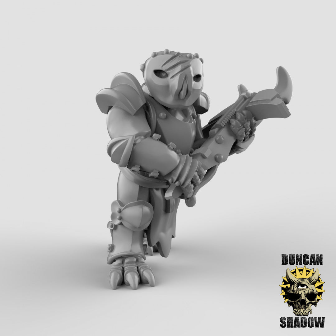 Owl Folk Armored With Crossbows | Duncan Shadow | Compatible with Dungeons & Dragons and Pathfinder