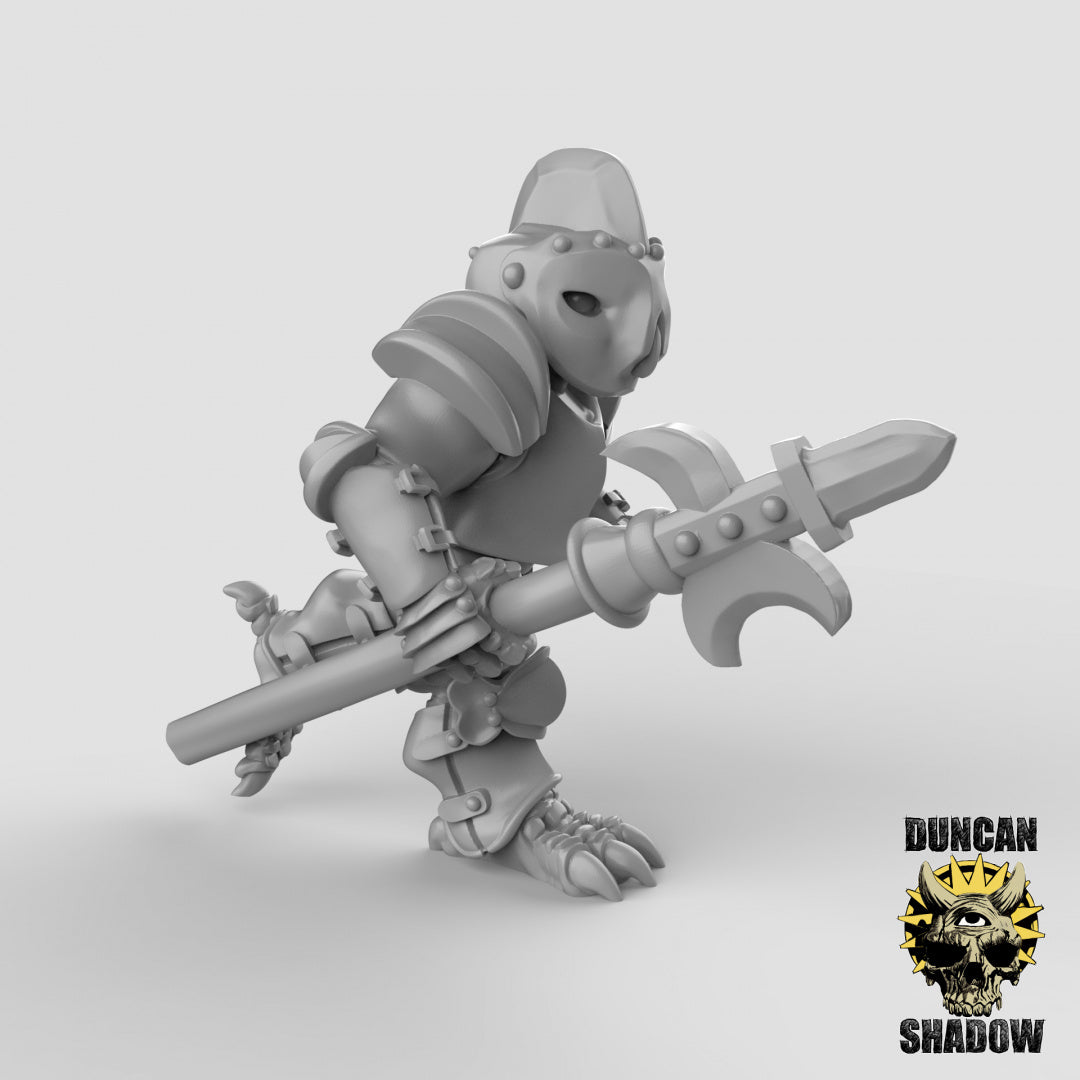 Owl Folk Armored With Polearms | Duncan Shadow | Compatible with Dungeons & Dragons and Pathfinder