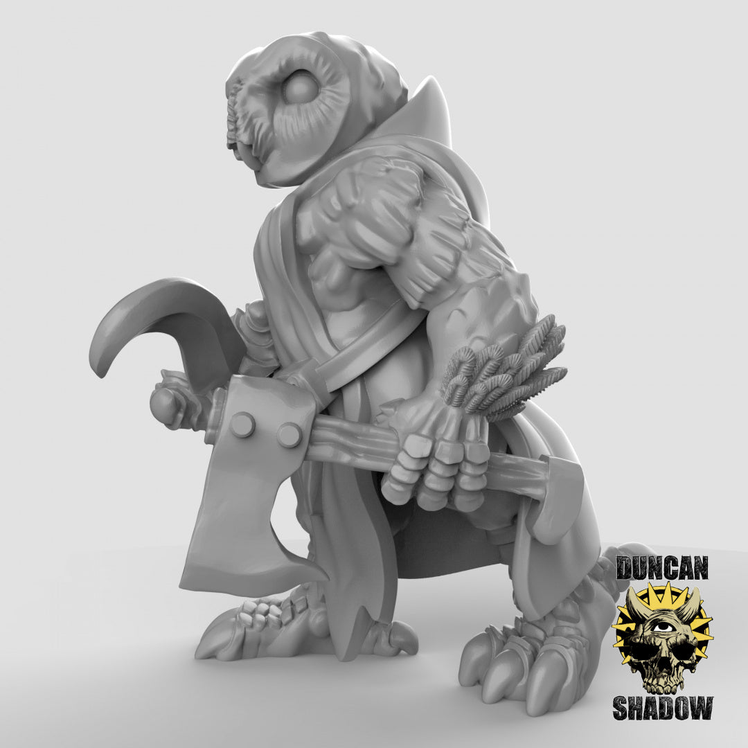 Owl Folk With Hand Weapons | Duncan Shadow | Compatible with Dungeons & Dragons and Pathfinder