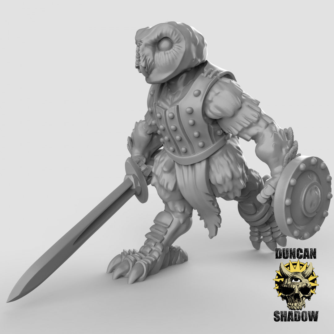 Owl Folk With Swords | Duncan Shadow | Compatible with Dungeons & Dragons and Pathfinder