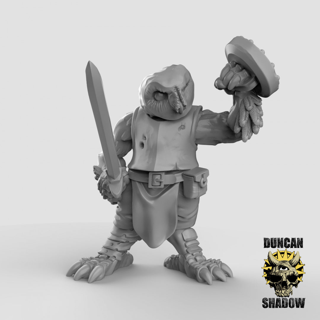 Owl Folk With Swords | Duncan Shadow | Compatible with Dungeons & Dragons and Pathfinder