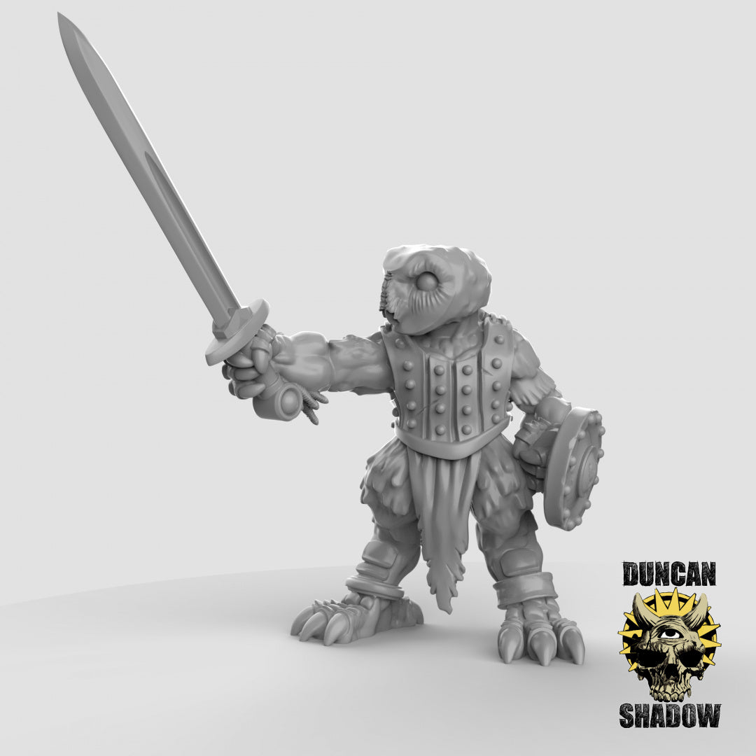 Owl Folk With Swords | Duncan Shadow | Compatible with Dungeons & Dragons and Pathfinder