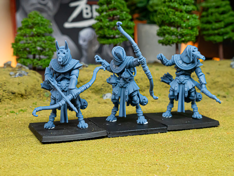 Anubis Guard with Bows - Eternal Dynasties | Highlands Miniatures