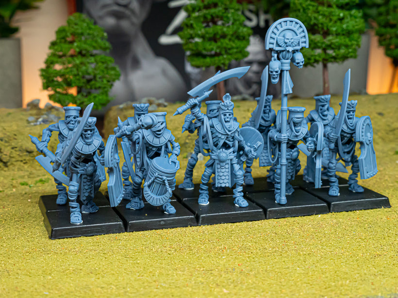 Ancient Guard with Swords - Eternal Dynasties | Highlands Miniatures