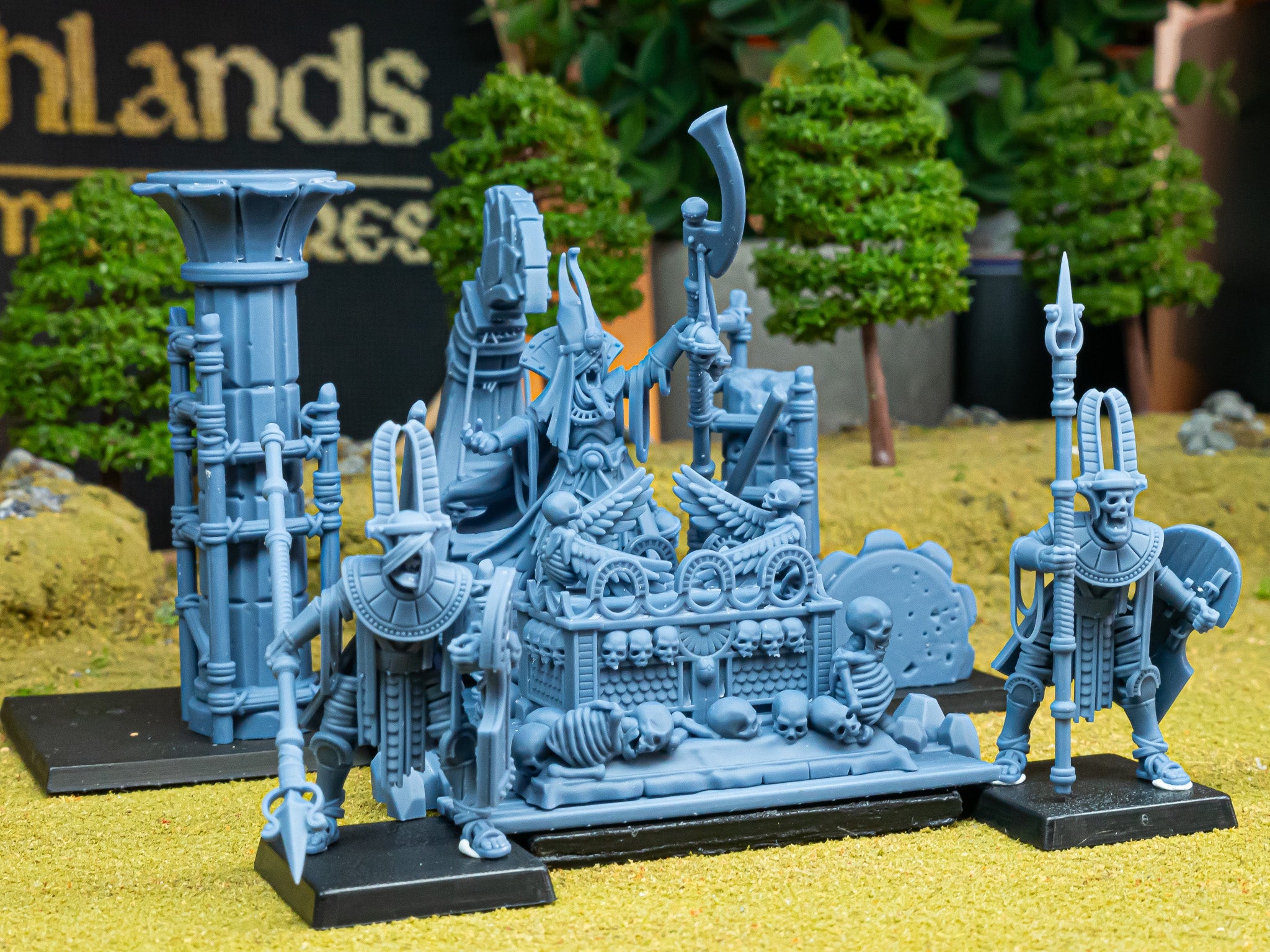 The Eternal Pharaoh Funeral Pyre - Eternal Dynasties | Highlands Miniatures