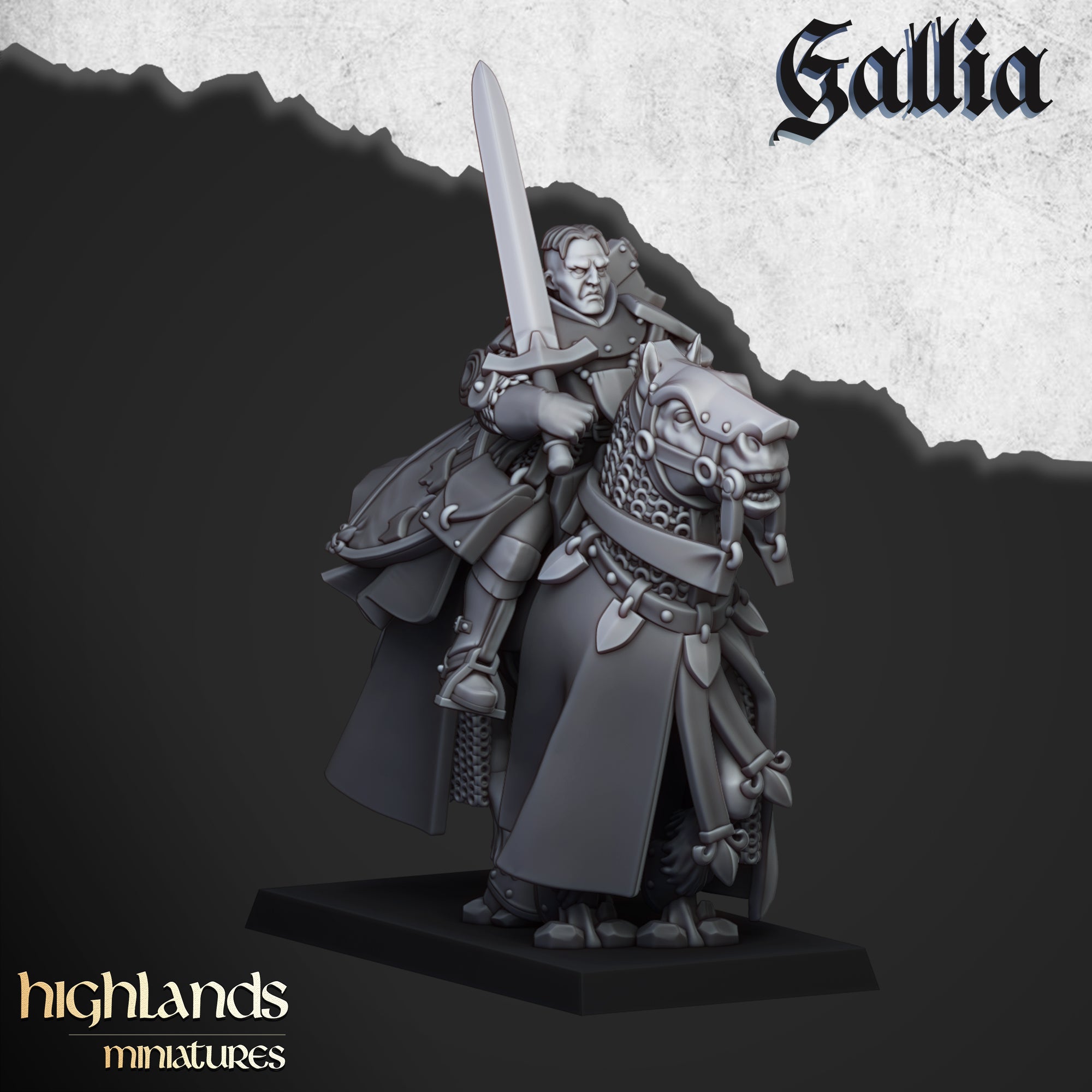 Questritter (x8) – Ritter von Gallia | Highlands Miniatures