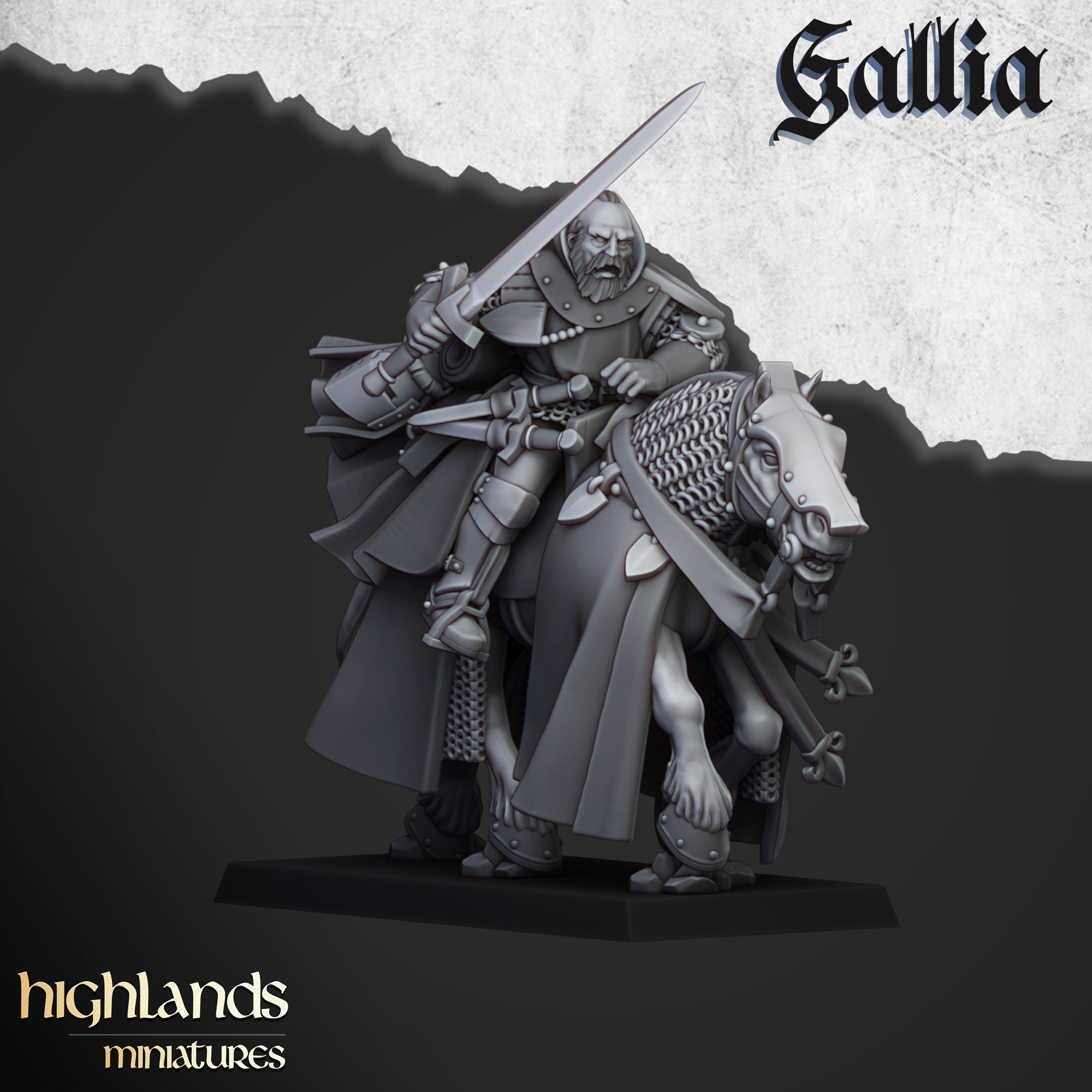 Questritter (x8) – Ritter von Gallia | Highlands Miniatures